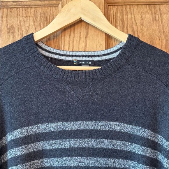 SMARTWOOL Crewneck Striped Sweater - Picture 2 of 8